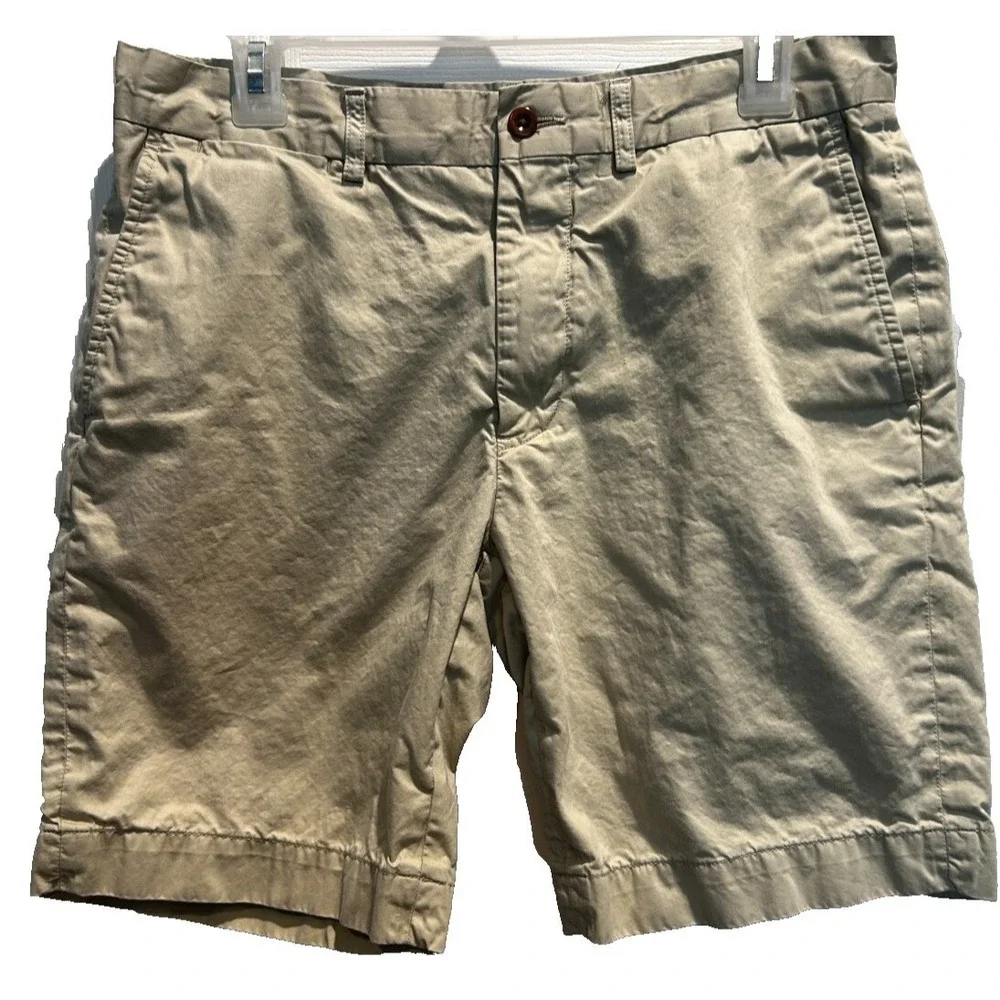 Polo Ralph Lauren Shorts 32 Mens Khaki Classic Fit Chino Cotton Tan Casual